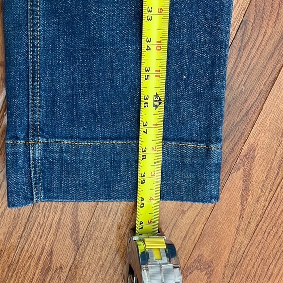 Anthropologie Pilcro Boho 90s Straight Leg High Waist Tie Front Jeans - Picture 12 of 13